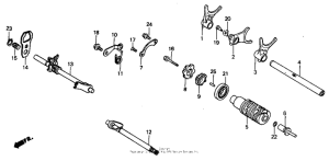 VT700C Вилка переключения передач