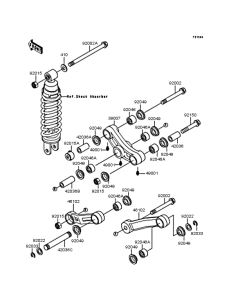 ZX900 Задняя подвеска