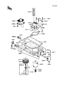 ZN1300 Oil pan / oil filter