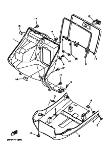 XC150LC Щиток облицовочный