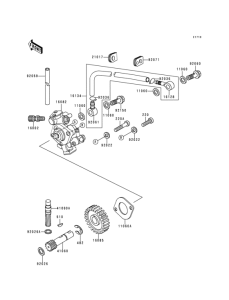 KH125 Масляный насос