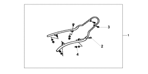 VT600CD2 Backrest stay