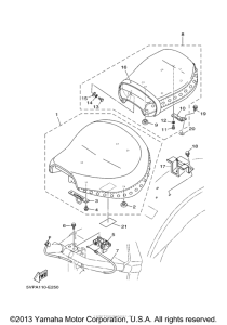 XV17ATV Сиденье