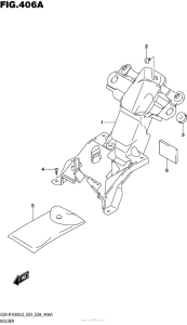 GSX-R1000 Держатель обтекателя
