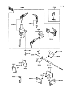 EN450 Замок зажикания