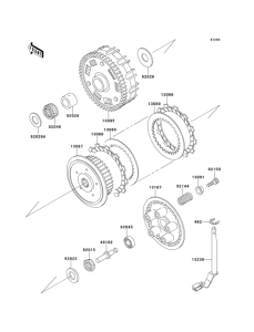 VN400 Сцепление