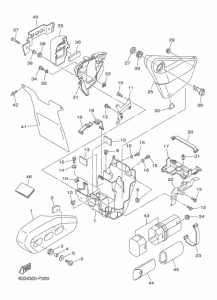 XVS950CR (ABS) Боковые обтекатели