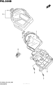 DL1000 (ABS) Speedometer (Dl1000Al6 E28)