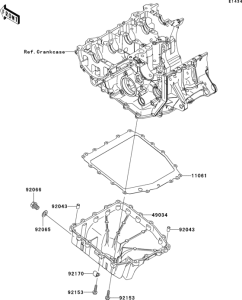 ZX600 Маслянный поддон