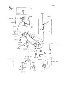 ZG1200 Топливный бак