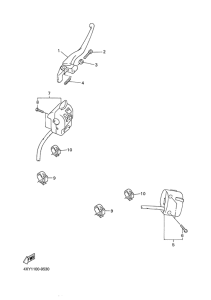 XVZ13TF Handle switch. lever