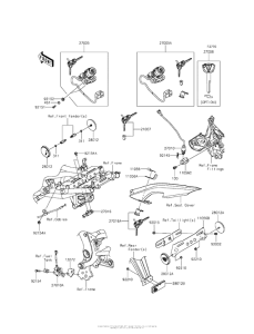 KLE650 Замок зажигания