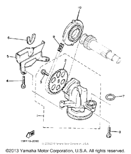 XJ750MK Масляный насос