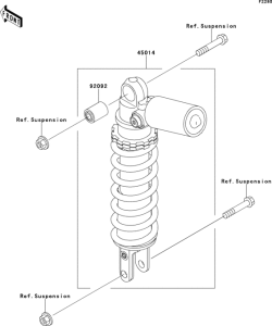 ZX600 Амортизатор
