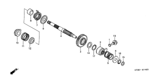 XR200R Кик стартер