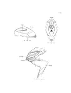 ER250 Наклейки
