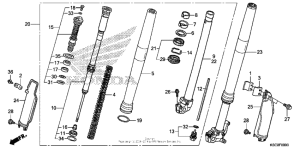  Передняя вилка
