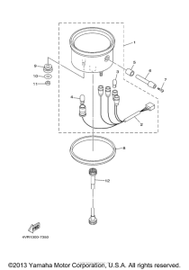 XVS650A Приборы