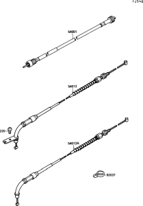 VN1500 Тросы управления