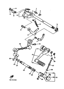 XVZ1300 XVZ13DU Shaft shift