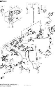 GSX-R1000Z Wiring Harness (Gsx-R1000Zl4 E28)