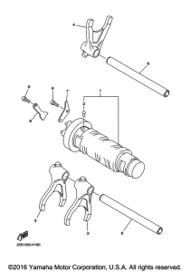 FZ6RHS Копирный вал