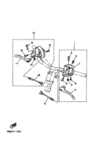 CY50 CY50D Interruptor  manillar&palanc