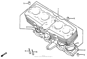 CB750SC Цилиндры