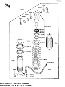  Абсорбер удавный в сборе задний