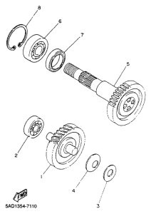 YN50R Трансмиссия