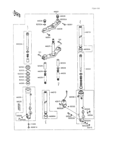 ZX600 Передняя вилка