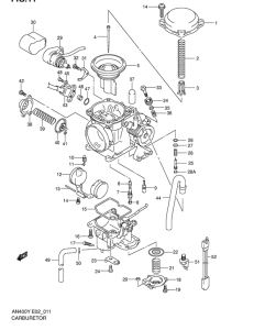 AN400 Carburetor assy
