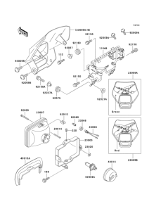  Headlight(s)(klx250-e1 / e2)