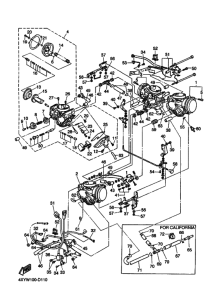 XVZ13TF XVZ13TFT Carburetor assy