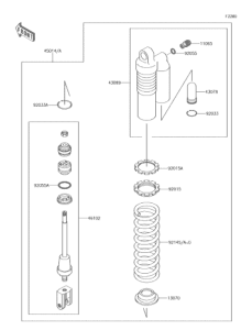 KX100 ショックアブソーバ