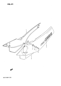 GSX1100 Обтекатель задний