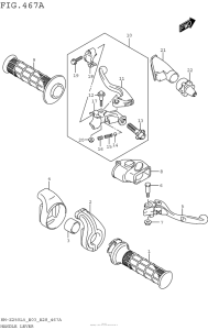 RM-Z250 Рулевые переключатели