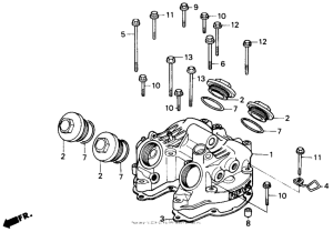GB500 Крышка головки цилиндров