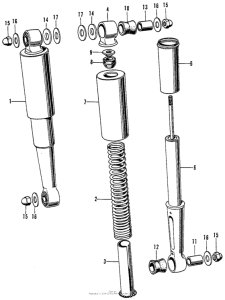 C70 Задние амортизаторы