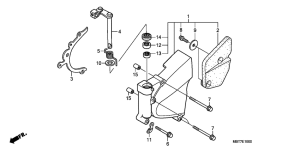 XL1000V (ABS) Крышка картера левая