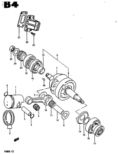 FR80 Вал коленчатый