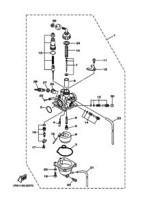 TTR50E Carburetor assy