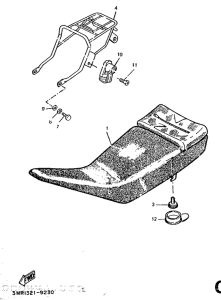 DT50R Сиденье