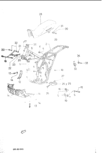 DR-50 Frame and seat