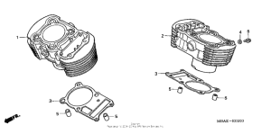VT750CD Цилиндры