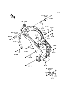 ZR1000 Крепление двигателя