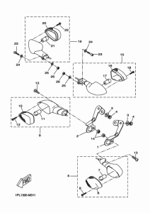 NS50N Поворотники