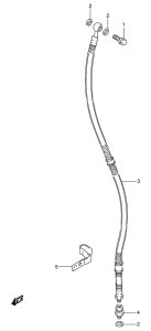 VS800 Передние тормозные трубки