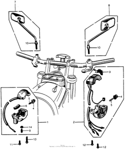 CB72 Dimmer switch + starter switch