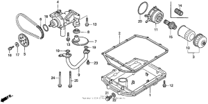 ST1100 Масляный насос